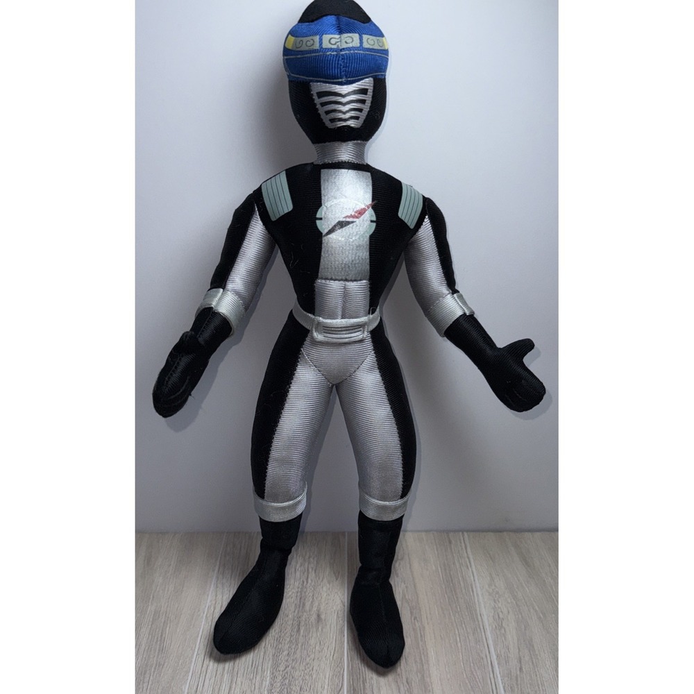 Disney Power Ranger Black Plush‎ 15" Toy Action Figure
